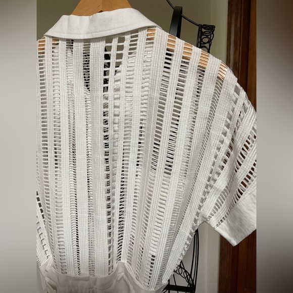 Christy Lynn Madeline play suit, Ivory, Large - Picture 9 of 15